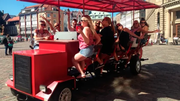 Beer bike tour in Riga